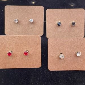 Crystal Stud Earrings
